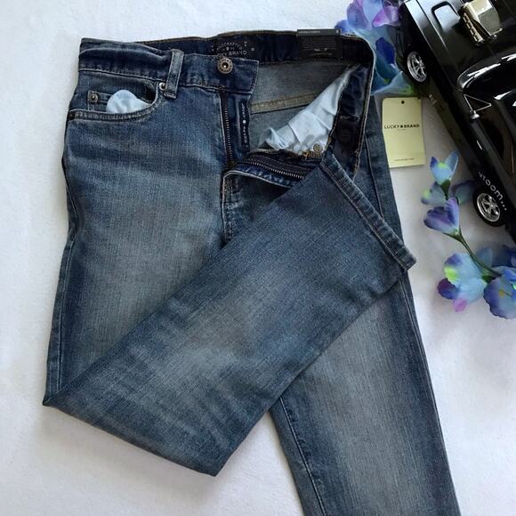 Lucky Brand NWT Eastvale Medium Wash Jeans Boys 8 - Picture 4 of 11